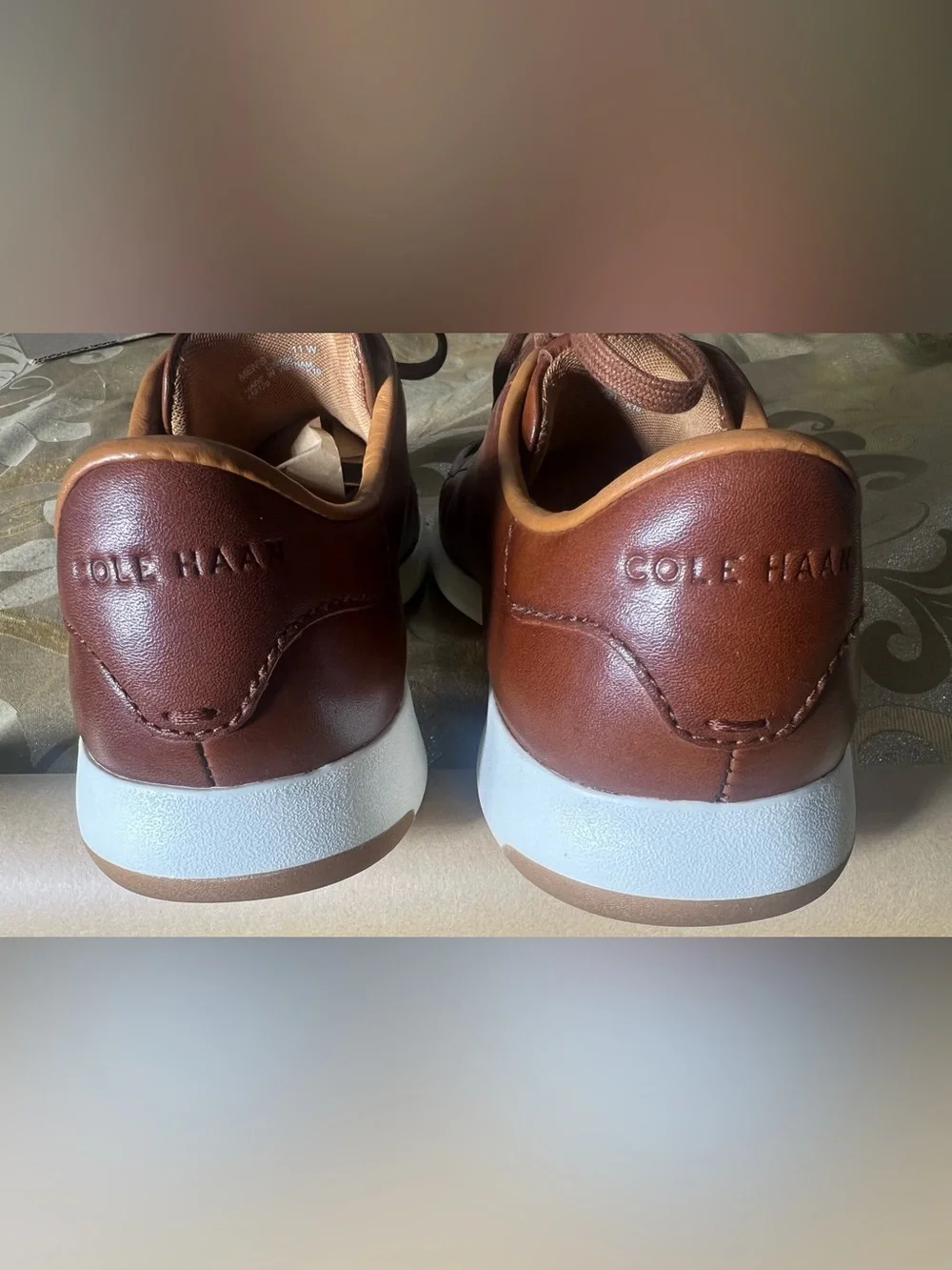 Cole Haan GRANDPRO Tennis Sneaker Woodbury Leather Mens 11 Wide 11W